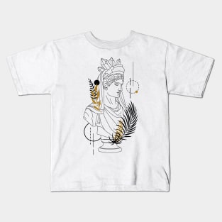 Demeter Goddess of the harvest, agriculture, fertility and sacred law Kids T-Shirt